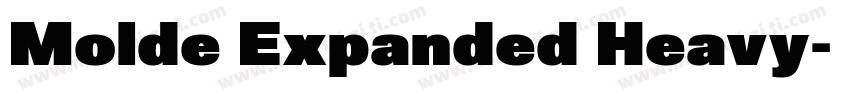 Molde Expanded Heavy字体转换